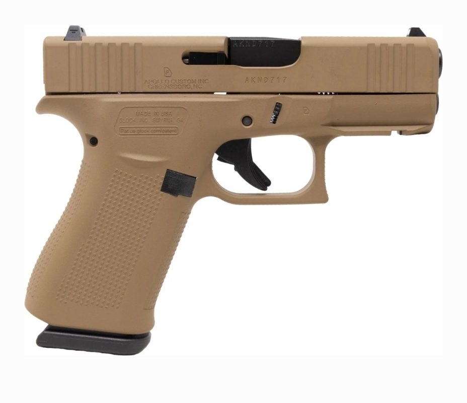 GLOCK 43X DARK EARTH 9MM