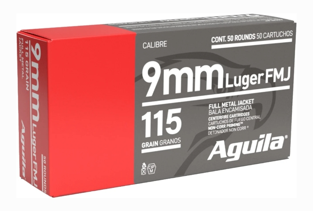 Aguila 9mm 115 Grain FMJ
