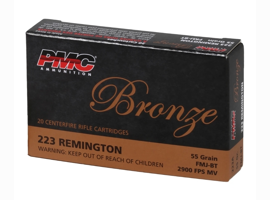 PMC Bronze 223 Rem 55GR FMJBT